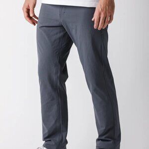 Western Rise Men's Diversion Pant Blue Gray Travel Pants Sz 33 Outdoors Packable